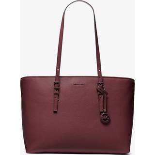MK Quinn Large Pebbled Leather Tote Bag - Red - Michael Kors - ONE SIZE