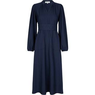 Lollys Laundry kjole - Paris Midi LS dark navy
