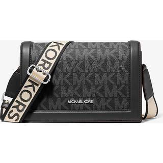 MK Jet Set Large Signature Logo Crossbody Bag - Black - Michael Kors - ONE SIZE