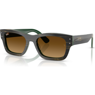 Ray - Ban Unisex RB7683S JOSEPH 140285 Solbriller Acetat Grøn Brun Firkantet Normal Skygge