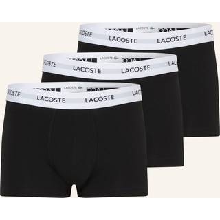 LACOSTE Herren Trunks schwarz Baumwolle & Mix unifarben