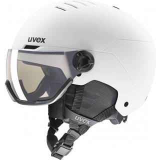 Uvex Wanted Visor Pro V, skihjelm med visir, hvid