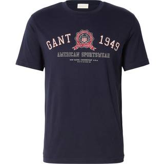 Gant Original Graphic T Shirt Blue