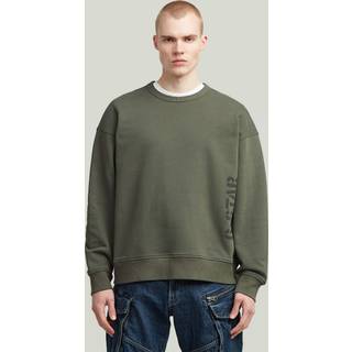 Sprayed 89 Graphic Loose Sweater - Grey - Men