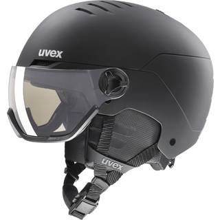 Uvex Wanted Visor Pro V, skihjelm med visir, sort