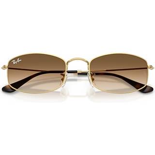 Ray - Ban Unisex RB3832 001/51 Solbriller Metal Guld Brun Geometrisk Normal Skygge