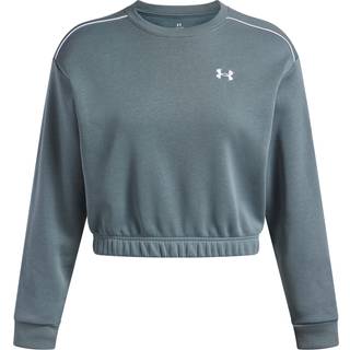 Under Armour Rival Fleece Piped Women's Crew Jasper Blue / White S