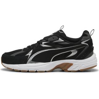 PUMA Milenio Tech Sneakers Unisex, Shoes, Black/Silver/Dusky Gray, 37.5
