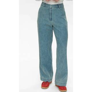 NÜMPH - Nualetta - Pants - Med. Blue Washed Denim - 36 - Blå - Pants