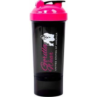 Shaker Compact 500 ml, sort/pink, Gorilla Wear