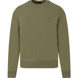 Sweater i bomuld og kashmir med logomærke