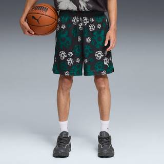 PUMA Hoopocalypse Reversible 7&#34; Shorts Unisex, Men, Black/Aop, M
