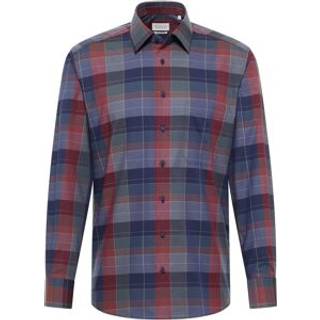 COMFORT FIT Shirt in navy checkered