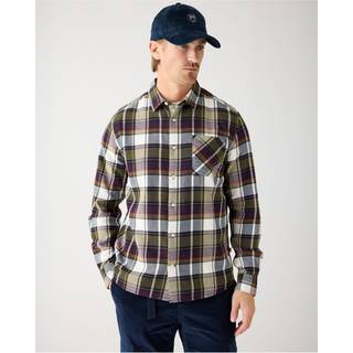 KnowledgeCotton Apparel Regular Light Flannel Checkered Skjorte Herrer størrelse S farve grå