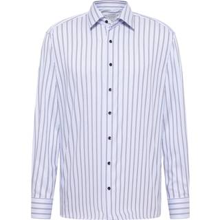 MODERN FIT Shirt in blue striped