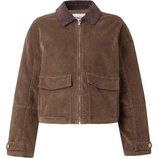 Only - Onlglobal L/S Cord Jacket Cc - 4854576 Cub W. Seal Brown