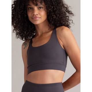 Hey Honey Women's Criss-Cross Bra Sports-bh Damer størrelse M farve grå/sort