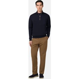 BOGGI MILANO Herren Pullover blau unifarben