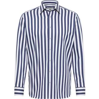 MODERN FIT Shirt in navy striped
