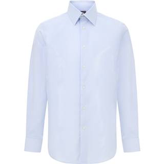 BOGGI MILANO Herren Hemd blau gestreift