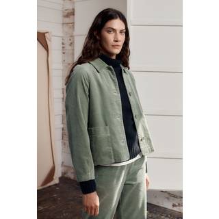 Seasalt Cornwall Seasalt Cornwall Green Ocean Mist Cord Jacket