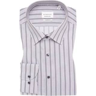 MODERN FIT Shirt in black striped
