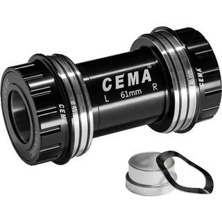 Cema Krankboks OSBB Ø24-22 spindel. Sram GXP. Diameter 46 mm. Lejer i rustfrit stål. Rammebredde: 61 mm.