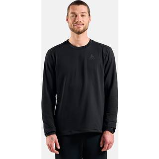 Odlo Essential Thermal Midlayer Running Shirt Men - Black, Size XL - black