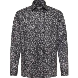 COMFORT FIT Shirt in anthracite printed