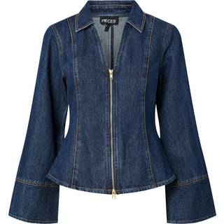 Pcflora Fitted  Denimjakke