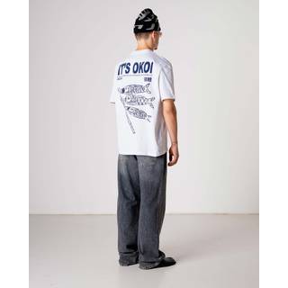 Baine Koi T-shirt, White, L