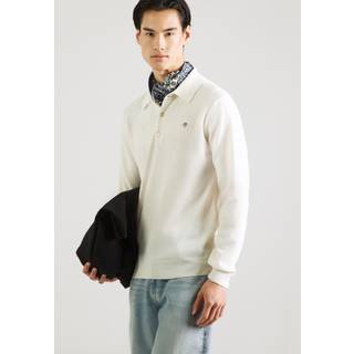 GANT Herre Polosweater af ekstra fin lammeuld (L)