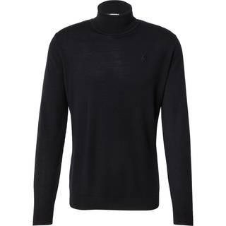 KARL LAGERFELD Herren Pullover schwarz unifarben