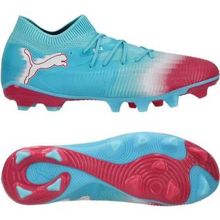 PUMA FUTURE 8 MATCH RE-CHARGE FG/AG Football Boots Unisex, Shoes, Hero Blue/White/Sunset Pink, 42