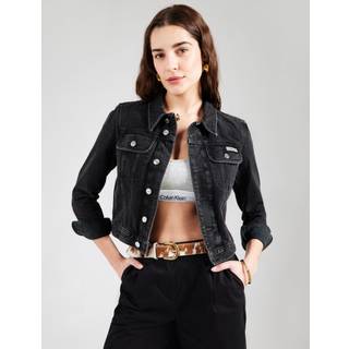 Cropped 90s Denim Jacket - Black - S