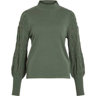 Viaila Højhalset Striktrøje