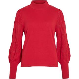 Viaila Højhalset Striktrøje