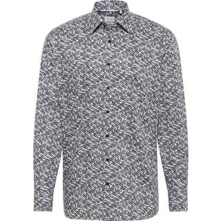 MODERN FIT Shirt in black printed