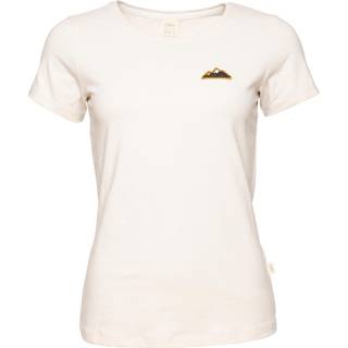 Chillaz Women's Gandia Mountain Patch T-shirt Damer størrelse 40 farve hvid