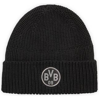 PUMA Borussia Dortmund Esserntials Beanie, Sport, Black/Flat Medium Gray, OSFA
