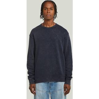 Washed Sweater - Dark blue - Men