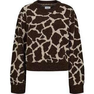 NÜMPH - Nugrif Pullover - Black Coffee - L - Brun - Knit