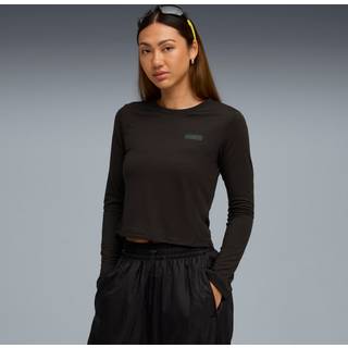 PUMA x ROSÃ Long Sleeve Tee Women, Clothing, Black, XS