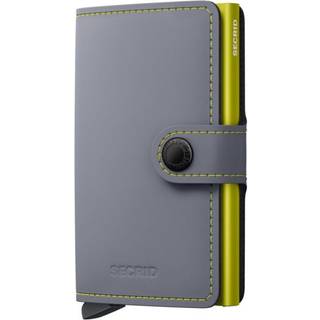 Secrid Mini Matte Pung - Uni - grey & lime