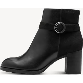Tamaris Kort damestøvle Sort 1-25363-45 - 41