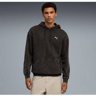 PUMA Essentials Elevated Relaxed Wash Hoodie Men, Men, Black, L