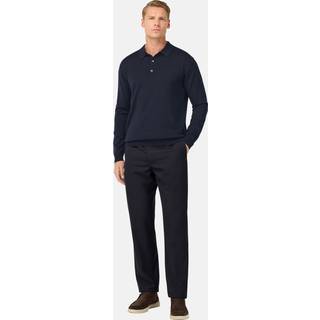 BOGGI MILANO Herren Pullover blau unifarben