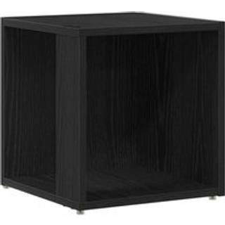 Hjørnehylder Sort Eg 33 X 33 X 34.5 Cm Konstrueret Træ