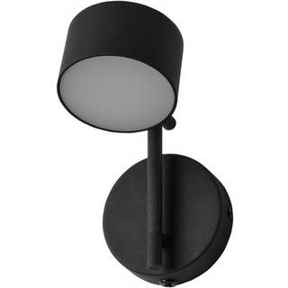 OSRAM LED væglampe Decor Kyoto, dæmpbar, Sort, Stue/spisestue, Aluminium, Moderne