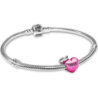 Pandora 28506 Damenarmband Starter-Set Pinkfarbener 2025 Abschluss Herz-Charm